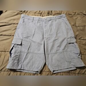 Wrangler Light Blue Cargo Shorts Relaxed Fit